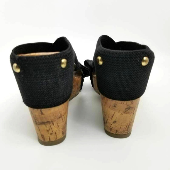 Montego Bay Club Slide Studded Sandals Black Sz 8 - Picture 4 of 12